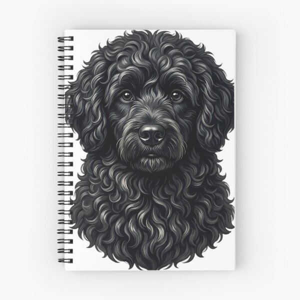 Item preview, Vintage Naturalist Portuguese Water Dog Portrait — Antique Dog Breed Art designed and sold by Catch333.