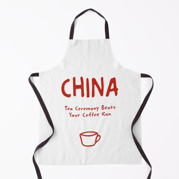 Item preview, China – "Tea Ceremony Beats Your Coffee Run" Funny Quote Print designed and sold by MarkedArtPrints.