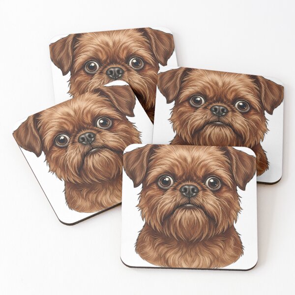 Item preview, Vintage Naturalist Brussels Griffon Portrait — Antique Dog Breed Art designed and sold by Catch333.