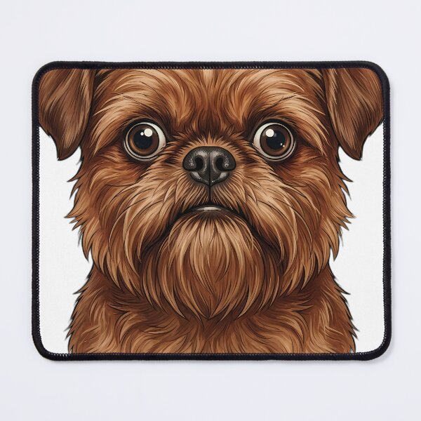 Item preview, Vintage Naturalist Brussels Griffon Portrait — Antique Dog Breed Art designed and sold by Catch333.