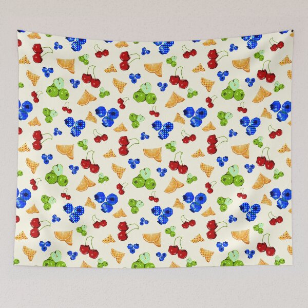 Item preview, fruity pattern designed and sold by trinketgal.