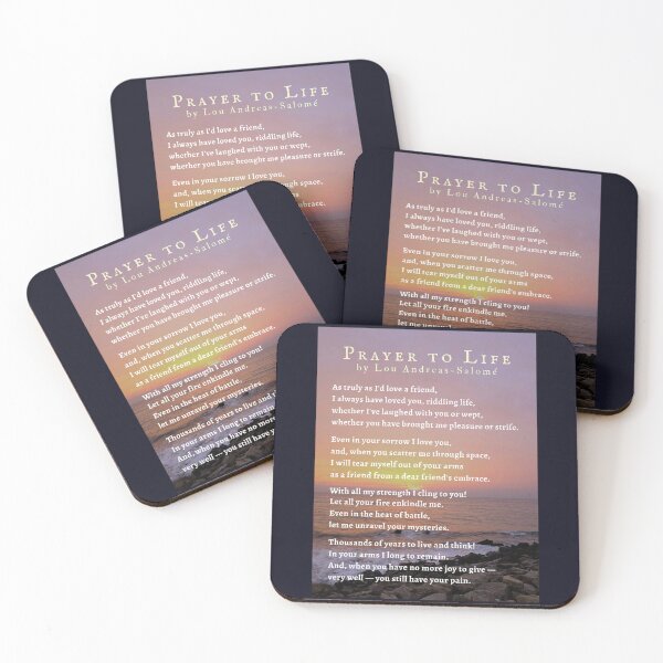 Item preview, Lou Andreas-Salomé quote: As truly as I'd love a friend, I always have loved you, riddling life, whether I've laughed with you or wept, designed and sold by artbleed.
