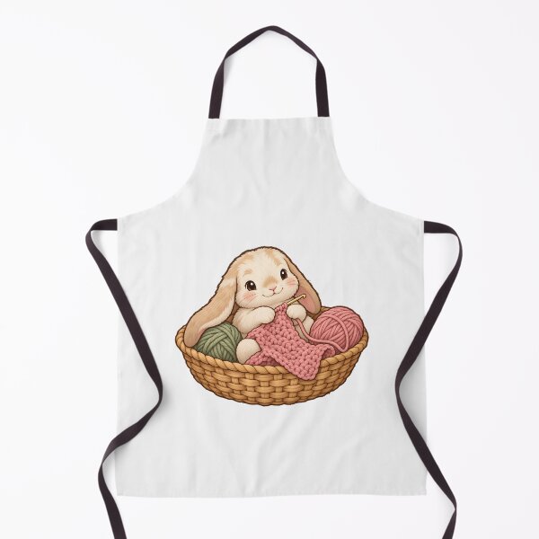 Item preview, Cute Crochet Bunny in Yarn Basket designed and sold by naragon4289.