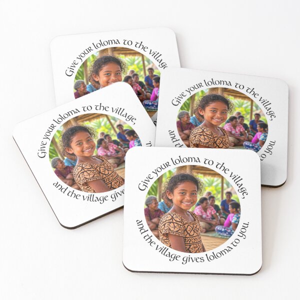 Item preview,   	 Fiji Love Chiasmus Proverb - Give your loloma to the village | Island Wisdom Art. designed and sold by ShakaLife.org.