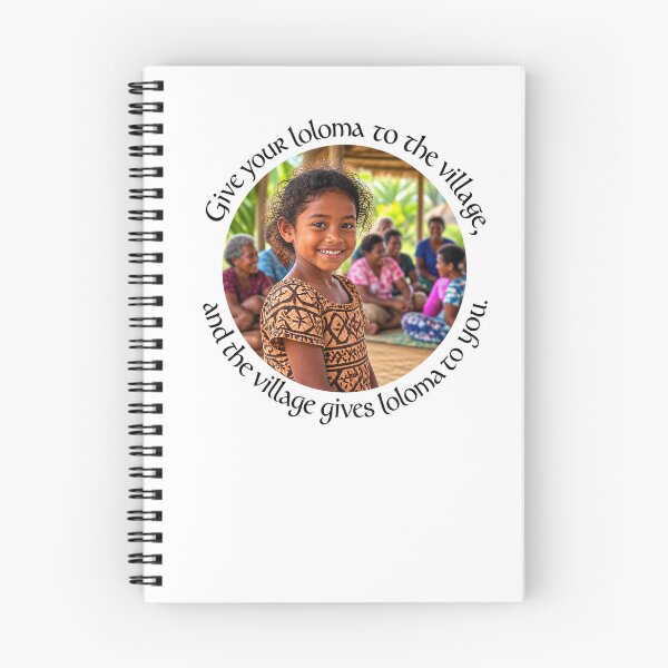 Item preview,   	 Fiji Love Chiasmus Proverb - Give your loloma to the village | Island Wisdom Art. designed and sold by ShakaLife.org.