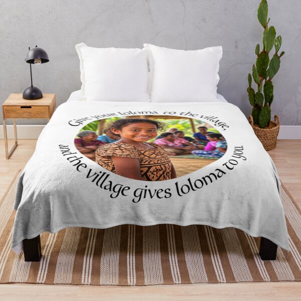 Item preview,   	 Fiji Love Chiasmus Proverb - Give your loloma to the village | Island Wisdom Art. designed and sold by ShakaLife.org.
