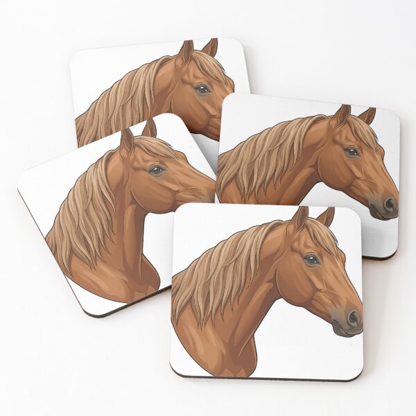 Item preview, Vintage Naturalist American Quarter Horse Portrait — Antique Horse Breed Art designed and sold by Catch333.