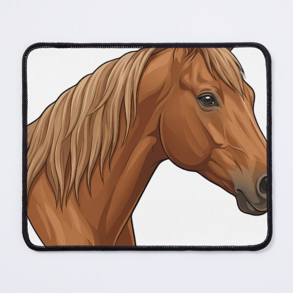 Item preview, Vintage Naturalist American Quarter Horse Portrait — Antique Horse Breed Art designed and sold by Catch333.