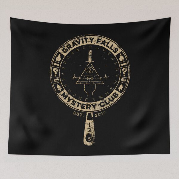 Item preview, Gravity Falls Mystery Club Logo Vintage designed and sold by ChickCharm.