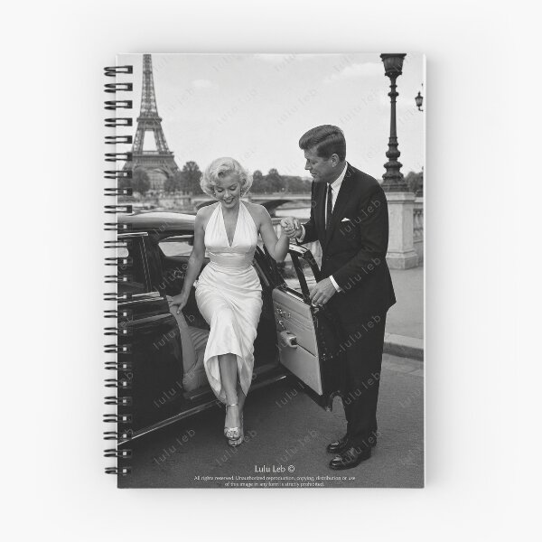 Artikelvorschau, Marilyn und Kennedy in Paris entworfen und verkauft von LuluLeb.