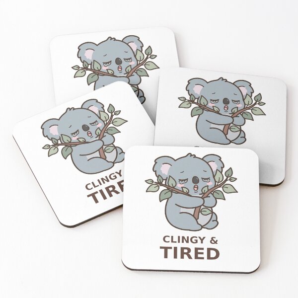 Item preview, Clingy and Tired - Kawaii Koala designed and sold by Visual Dept..