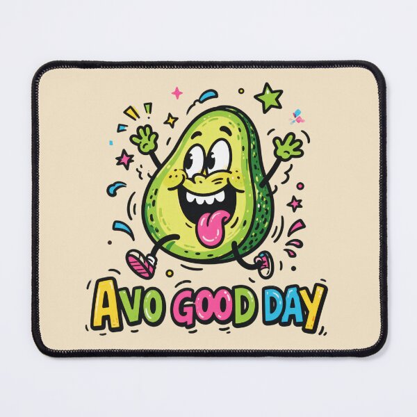Item preview, Avo Good Day Colorful Happy Avocado Character designed and sold by LenNo9881.