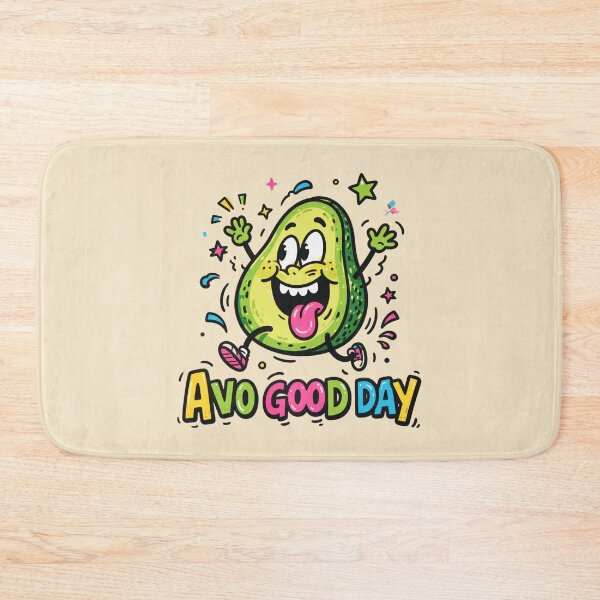 Item preview, Avo Good Day Colorful Happy Avocado Character designed and sold by LenNo9881.