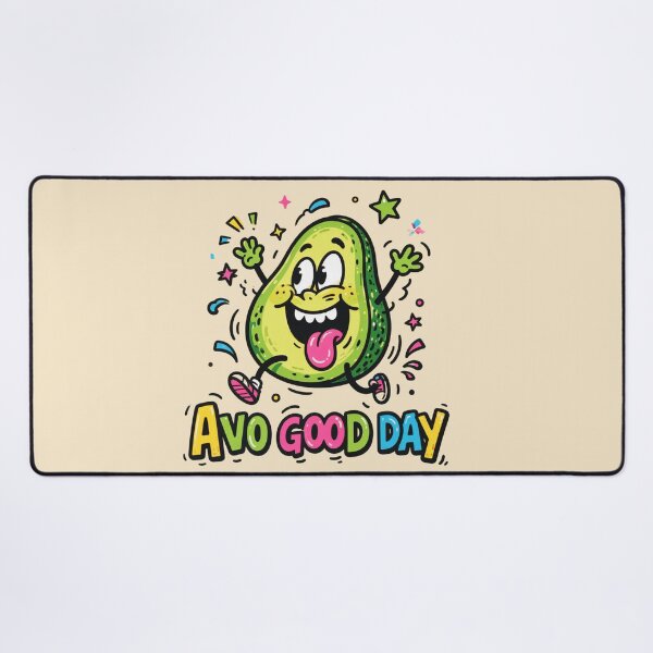 Item preview, Avo Good Day Colorful Happy Avocado Character designed and sold by LenNo9881.