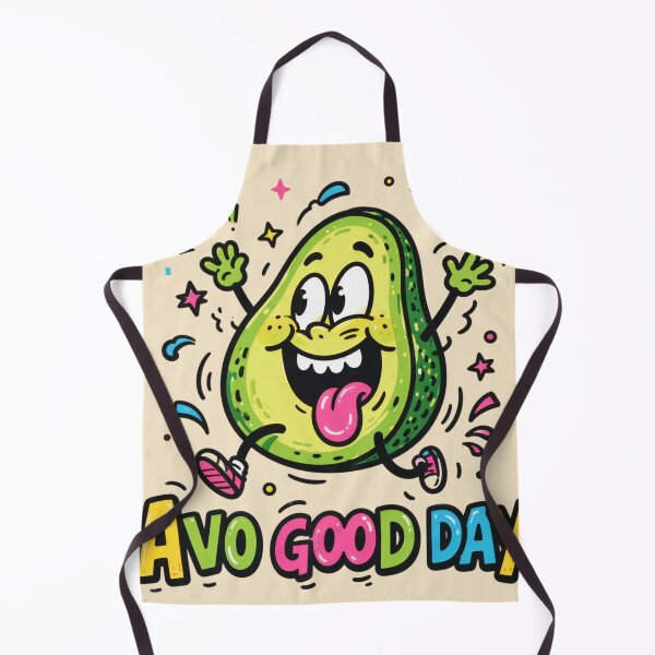 Item preview, Avo Good Day Colorful Happy Avocado Character designed and sold by LenNo9881.