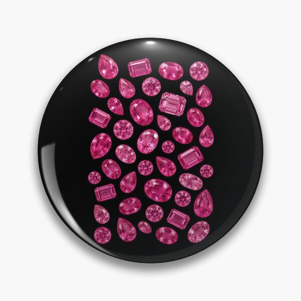 Item preview, BIRTHSTONE COLLECTION ⭐ SCATTER - AUGUST • PINK SPINEL • Modern designed and sold by WheelieGdArt.