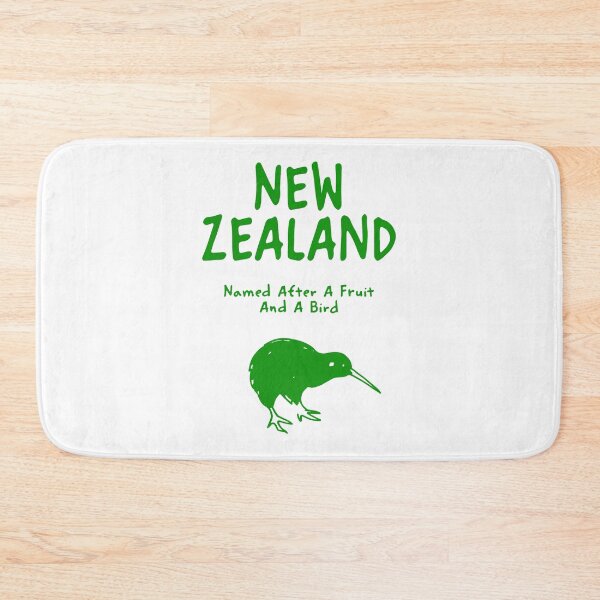 Item preview, New Zealand – "Named After A Fruit And A Bird" Funny Quote Print designed and sold by MarkedArtPrints.