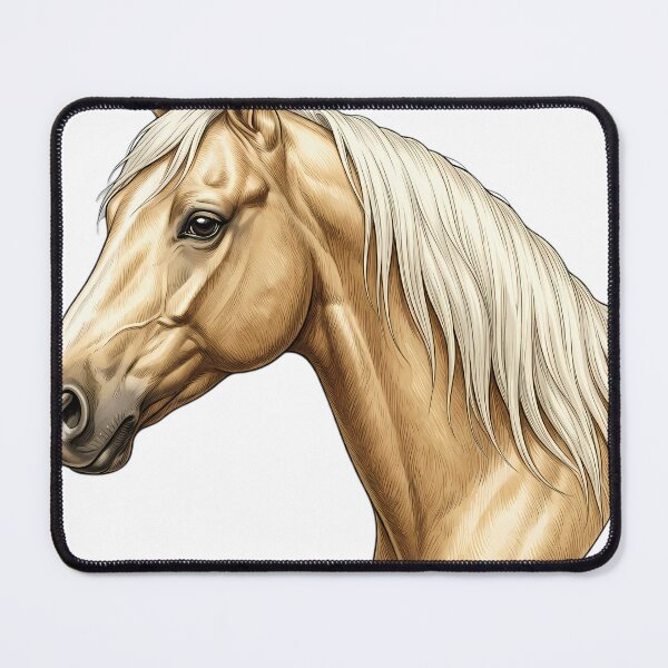 Item preview, Vintage Naturalist Palomino Horse Portrait — Antique Horse Breed Art designed and sold by Catch333.