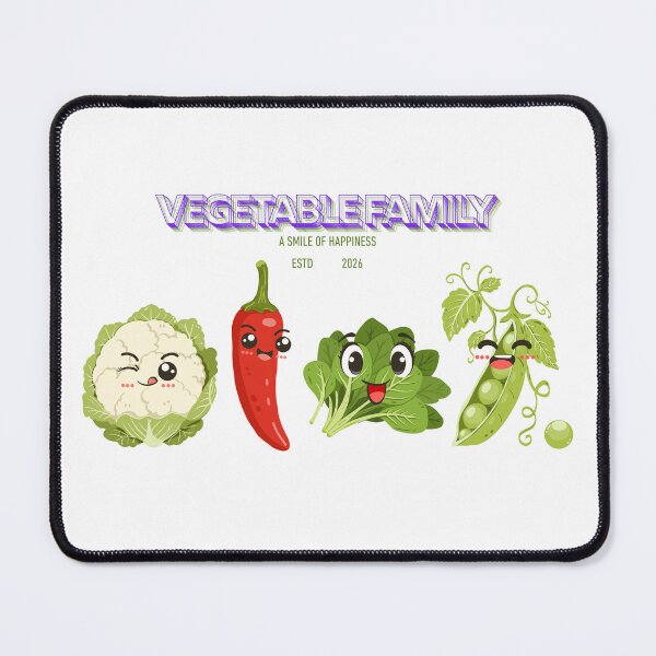 Item preview, Cute Vegetable Family Kawaii Veggies Vegan Gardening Art designed and sold by poonzapoon.