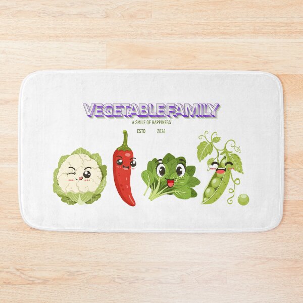 Item preview, Cute Vegetable Family Kawaii Veggies Vegan Gardening Art designed and sold by poonzapoon.