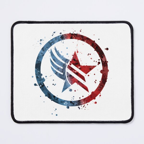 Item preview, Mass Effect Renegade and Paragon Combo Splatter Art Design designed and sold by BICHO2018.
