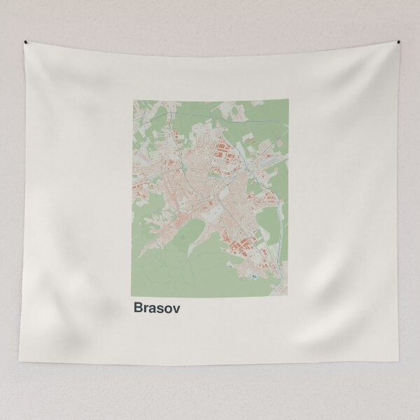 Item preview, Brasov Minimalistic Map Art designed and sold by MapsNerd.