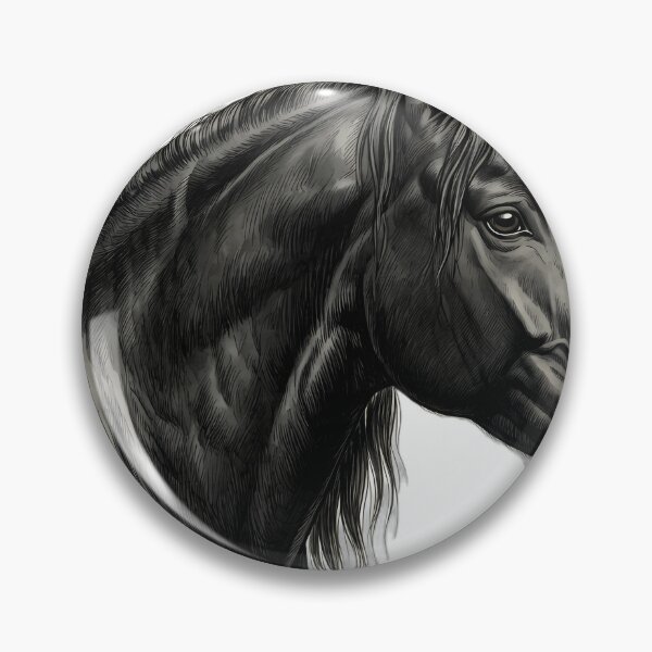 Item preview, Vintage Naturalist Shire Horse Portrait — Antique Horse Breed Art designed and sold by Catch333.