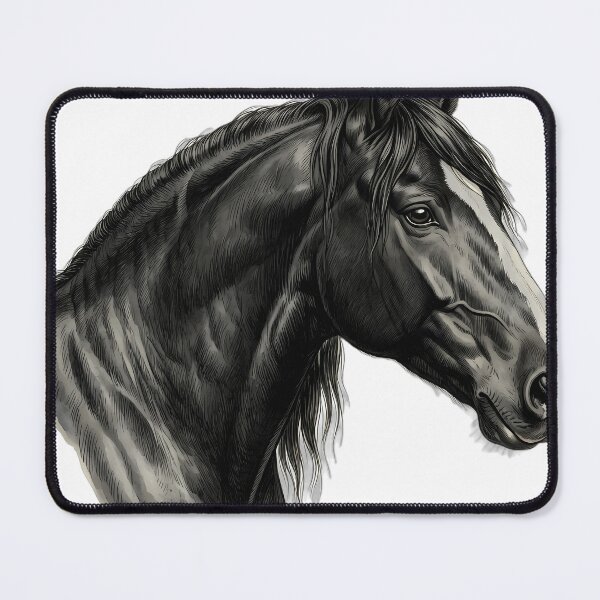 Item preview, Vintage Naturalist Shire Horse Portrait — Antique Horse Breed Art designed and sold by Catch333.