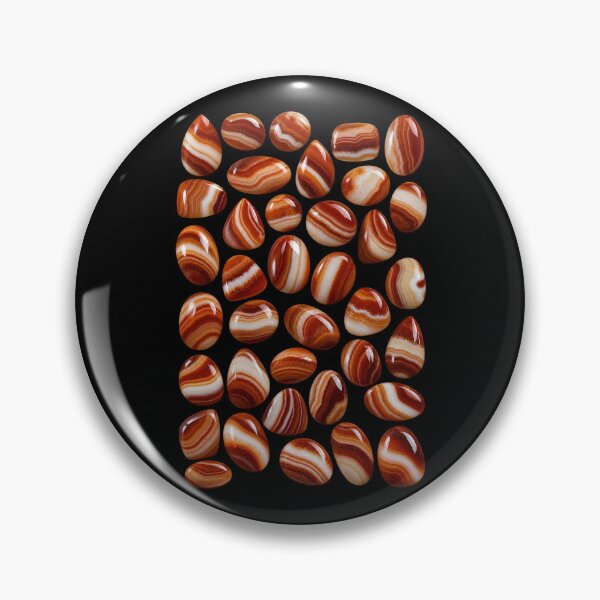 Item preview, BIRTHSTONE COLLECTION ⭐ SCATTER - AUGUST • SARDONYX • Modern designed and sold by WheelieGdArt.