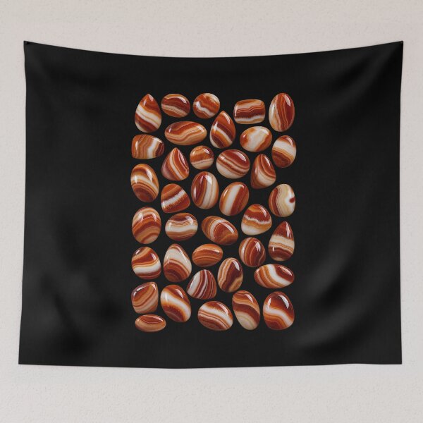 Item preview, BIRTHSTONE COLLECTION ⭐ SCATTER - AUGUST • SARDONYX • Modern designed and sold by WheelieGdArt.