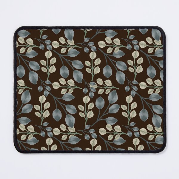 Item preview, Botanical Foliage Smoked Espresso Seamless Pattern Art designed and sold by ​Jyoti Digital Artist.