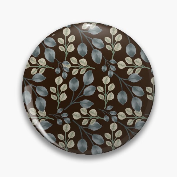 Item preview, Botanical Foliage Smoked Espresso Seamless Pattern Art designed and sold by ​Jyoti Digital Artist.