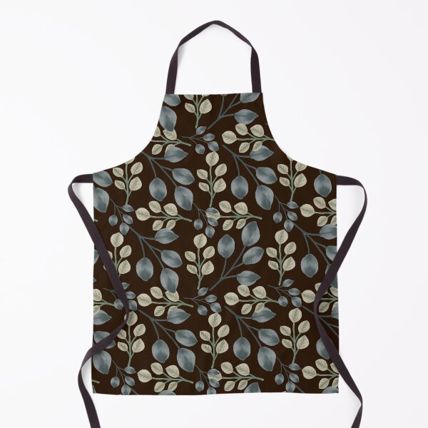 Item preview, Botanical Foliage Smoked Espresso Seamless Pattern Art designed and sold by ​Jyoti Digital Artist.