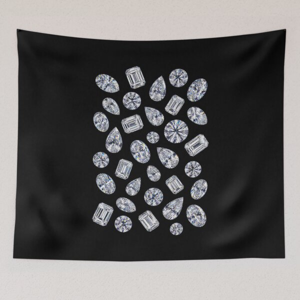 Item preview, BIRTHSTONE COLLECTION ⭐ SCATTER - APRIL • DIAMOND • Modern designed and sold by WheelieGdArt.