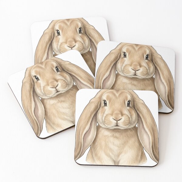 Item preview, Vintage Naturalist English Lop Rabbit Portrait — Antique Rabbit Breed Art designed and sold by Catch333.