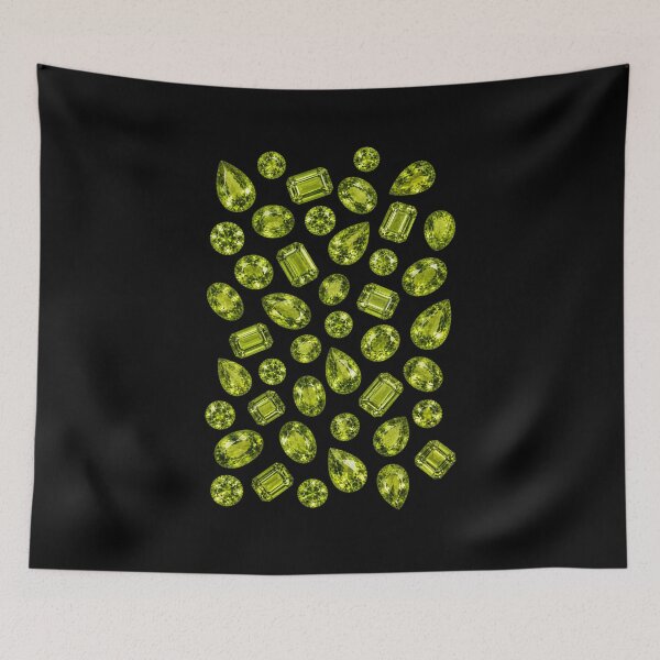 Item preview, BIRTHSTONE COLLECTION ⭐ SCATTER - AUGUST • PERIDOT • Modern designed and sold by WheelieGdArt.