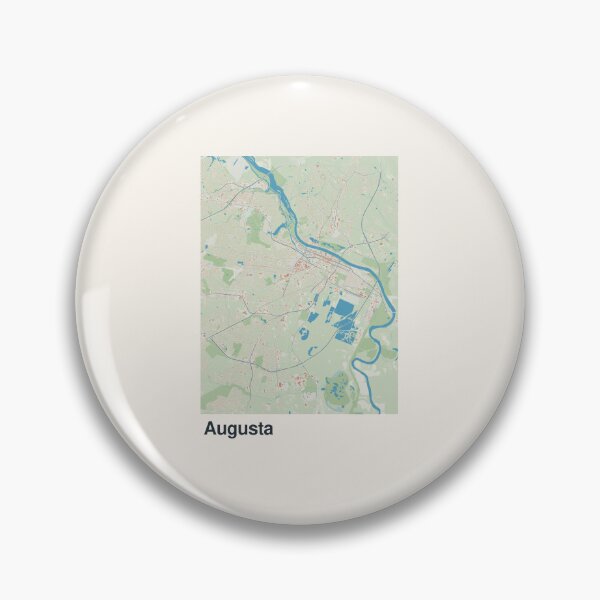 Artikelvorschau, Minimalistische Kartenkunst von Augusta entworfen und verkauft von MapsNerd.