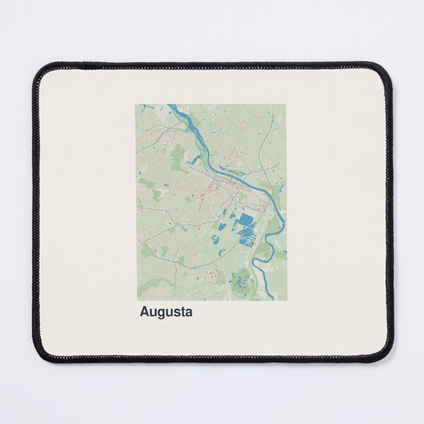 Item preview, Augusta Minimalistic Map Art designed and sold by MapsNerd.