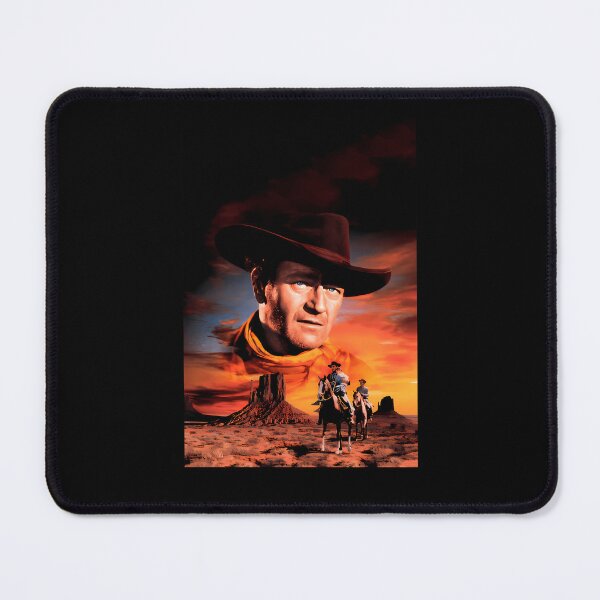Item preview, Cowboy Portrait Over Horse Riders In Sunset Desert Valley Landscape designed and sold by PaulineUlrey.
