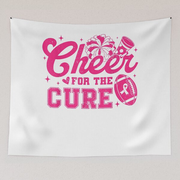 Item preview, Breast Cancer Awareness Cheerleader Pink Ribbon Funny designed and sold by MathiasFuchs.
