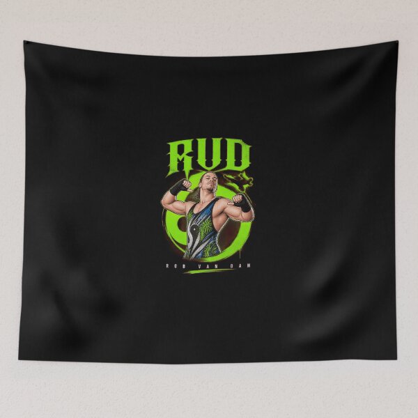 Item preview, RVD Rob Van Dam Wrestling Neon Green Dragon Design-6 designed and sold by HilaryJeannie.