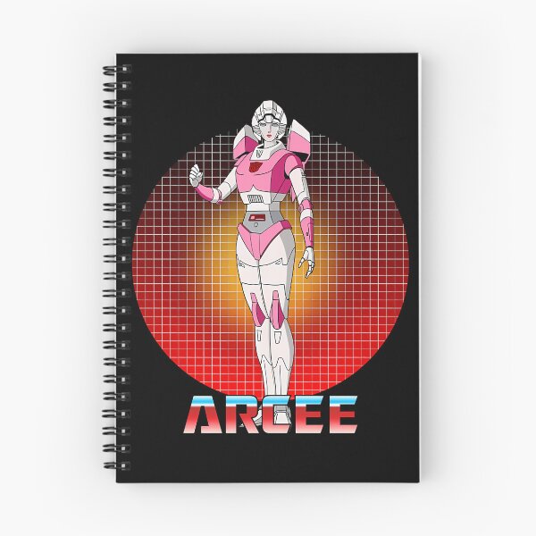 Item preview, Female Pink Armored Robot Standing In Red Grid Circle Frame designed and sold by PaulineUlrey.