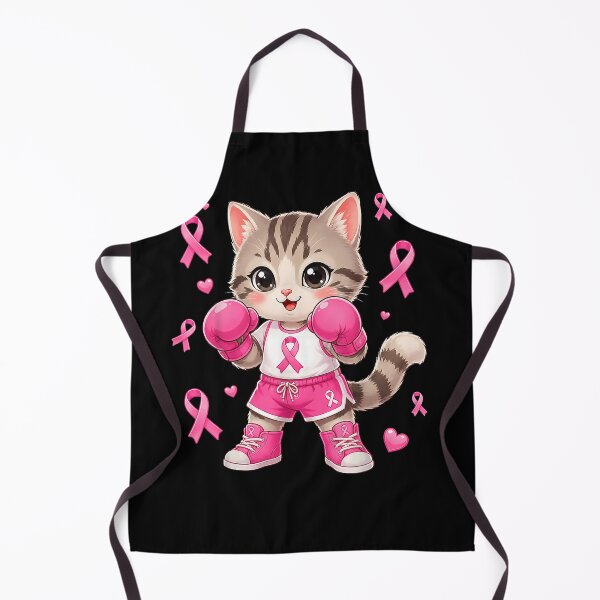 Item preview, Cat Fight Breast Cancer Awareness Pink Ribbon Funny designed and sold by MathiasFuchs.