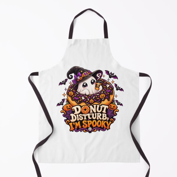 Item preview, Donut Disturb, I’m Spooky Halloween Donut Witch Ghost designed and sold by Pixanova.