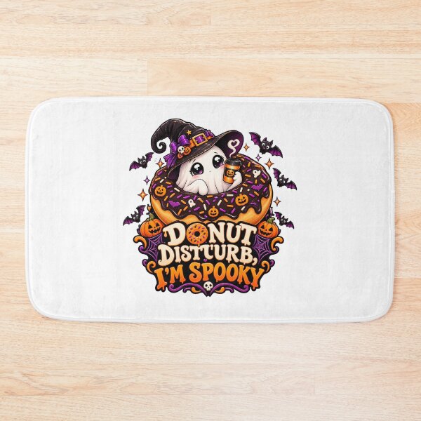 Item preview, Donut Disturb, I’m Spooky Halloween Donut Witch Ghost designed and sold by Pixanova.