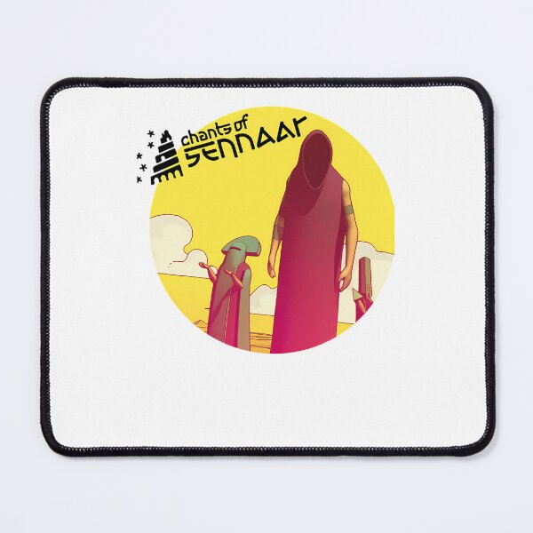 Item preview, Hooded Traveler Figures In Yellow Desert Circle Setting designed and sold by PaulineUlrey.