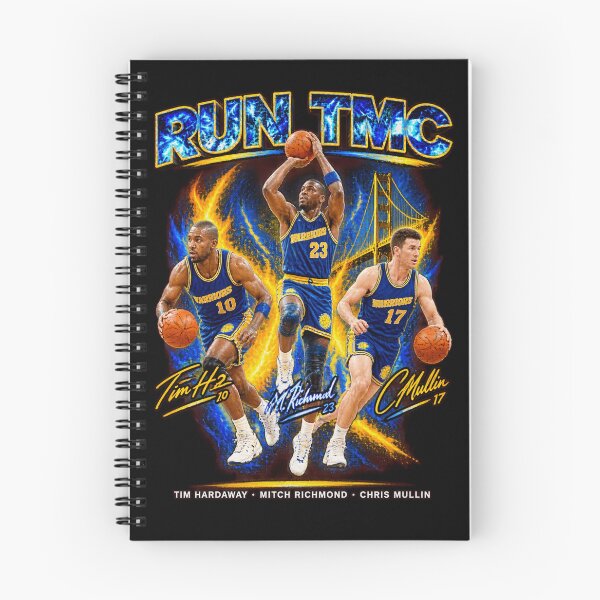 Item preview, RUN TMC Hardaway Richmond Mullin Warriors Basketball-26 designed and sold by HilaryJeannie.