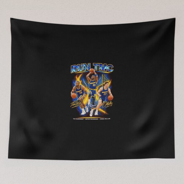 Item preview, RUN TMC Hardaway Richmond Mullin Warriors Basketball-26 designed and sold by HilaryJeannie.