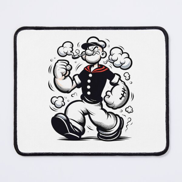 Item preview, Sailor Character Smoking Pipe Posing Muscular Arm designed and sold by PaulineUlrey.