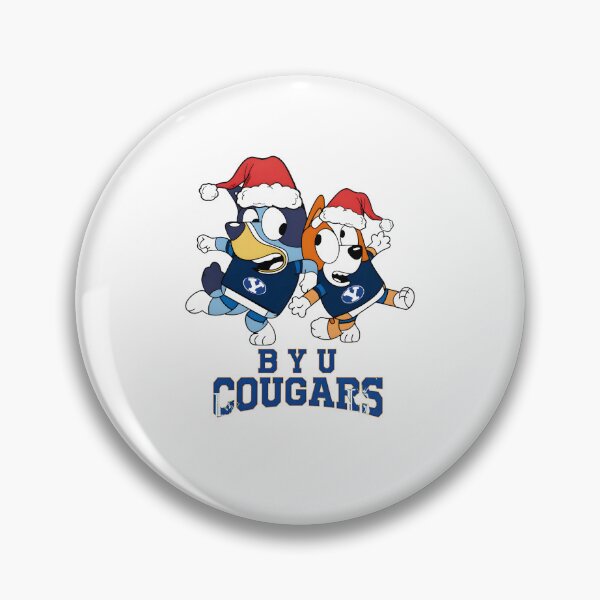 Artikelvorschau, Bluey BYU Cougarss Weihnachten entworfen und verkauft von Kleinpixel.